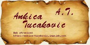 Ankica Tucaković vizit kartica